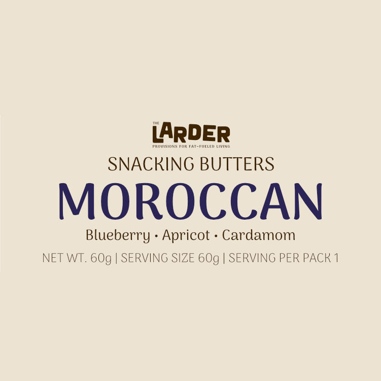 Moroccan Snacking Butter — Blueberry, Apricot & Cardamom