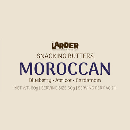 Moroccan Snacking Butter — Blueberry, Apricot & Cardamom