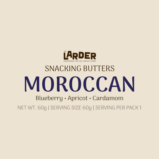 Moroccan Snacking Butter — Blueberry, Apricot & Cardamom